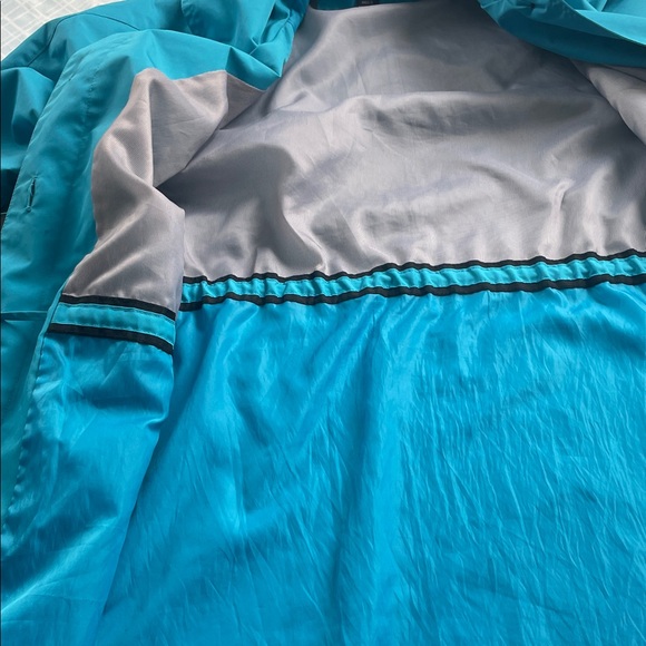 Weather Tamer Teal Button-Up Jacket - Picture 8 of 12